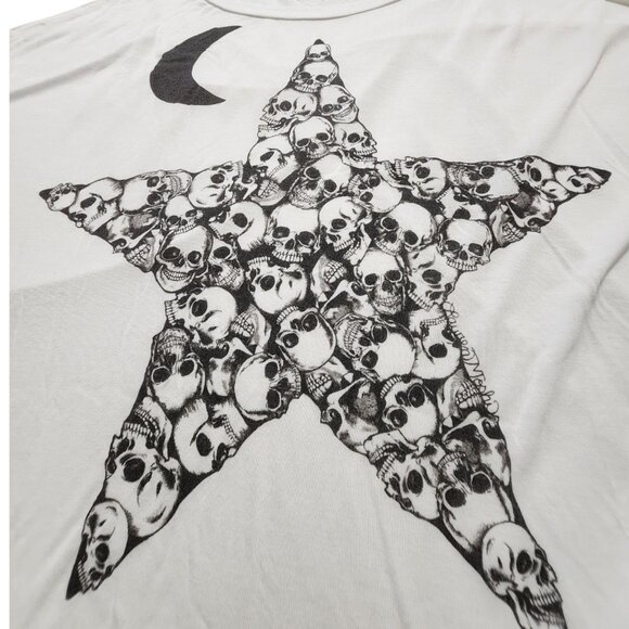 Lauren‎ Moshi Oversized Top Skull Star And Moon Size XS/S - Picture 2 of 7